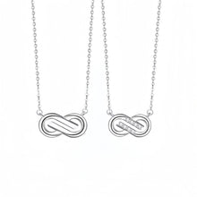 Unique Matching Infinity Necklaces For Couples In Sterling Silver