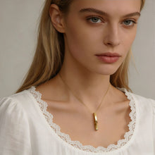 Engravable Matching Infinity Bar Necklaces For Couples In Titanium