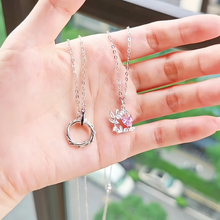 Thorns And Roses Infinity Couple Necklaces In Sterling Silver