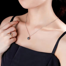Personalized Photo Projection Necklaces For Couples In Titanium
