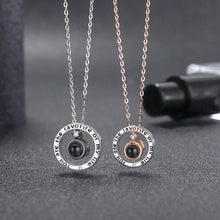 You Are The Favorite Of My Life Photo Projection Couple Necklaces
