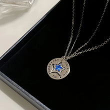 You Are My Lucky Star Matching Couple Necklaces In Sterling Silver