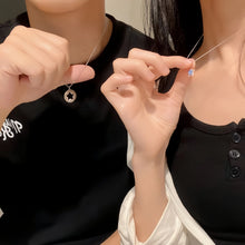 You Are My Lucky Star Matching Couple Necklaces In Sterling Silver