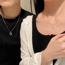 You Are My Lucky Star Matching Couple Necklaces In Sterling Silver