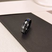 Black And Rose Her King His Queen Couple Rings Set In Titanium Steel