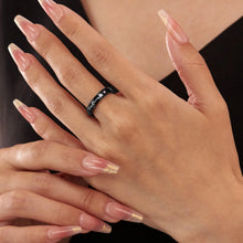 Black And Rose Her King His Queen Couple Rings Set In Titanium Steel
