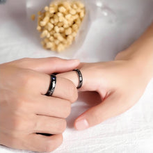 Black And Rose Her King His Queen Couple Rings Set In Titanium Steel - CoupleSets