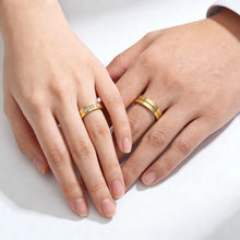 Simple Wedding Bands For Couples In Titanium