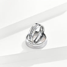 Simple Wedding Bands For Couples In Titanium - CoupleSets