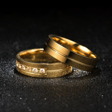 Simple Wedding Bands For Couples In Titanium - CoupleSets