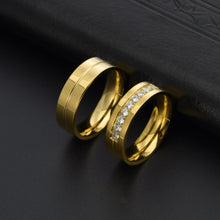 Simple Wedding Bands For Couples In Titanium - CoupleSets