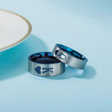 Personalized King And Queen Rings For Couples In Titanium - CoupleSets