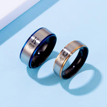 Personalized King And Queen Rings For Couples In Titanium - CoupleSets