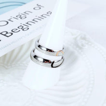 Engravable Matching Heart Couple Rings In Titanium - CoupleSets