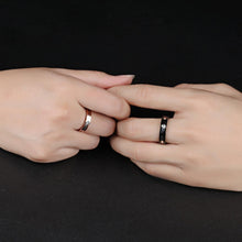 Unique When I Am With You Promise Rings For Couples In Titanium - CoupleSets
