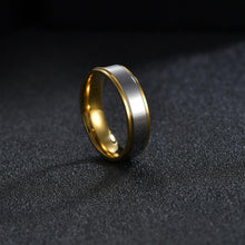 Engravable Simple Couple Rings Set In Titanium - CoupleSets