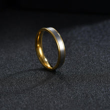 Engravable Simple Couple Rings Set In Titanium - CoupleSets