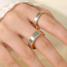 Engravable Simple Couple Rings Set In Titanium - CoupleSets