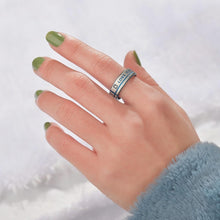 Engravable Love Only You Promise Rings For Couples In Titanium - CoupleSets