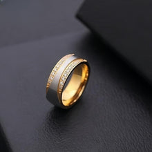 Engravable Matching Promise Rings For BF And GF In Titanium - CoupleSets