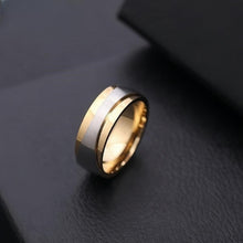 Engravable Matching Promise Rings For BF And GF In Titanium - CoupleSets