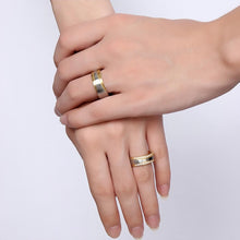 Engravable Matching Promise Rings For BF And GF In Titanium - CoupleSets