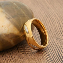 Engravable Simple Promise Ring For Couples In Titanium - CoupleSets