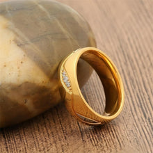 Engravable Simple Promise Ring For Couples In Titanium - CoupleSets