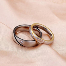 Engravable Simple Matching Couple Rings In Titanium - CoupleSets