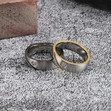Engravable Simple Matching Couple Rings In Titanium - CoupleSets