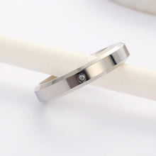 Engravable Simple Matching Bands For Couples In Titanium - CoupleSets