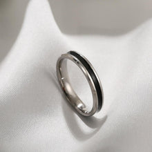 Engravable Simple Matching Rings For Couples In Titanium - CoupleSets