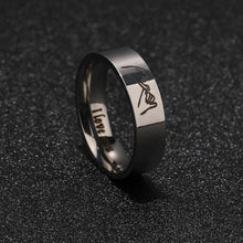 Personalized Pinky Swear Promise Rings For Couples In Titanium - CoupleSets