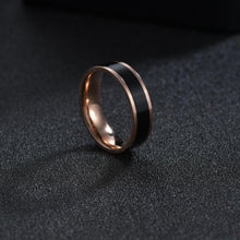 Unique Day And Night Love Promise Rings For Couples In Titanium - CoupleSets