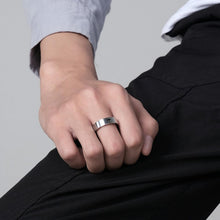 Engravable Cross Rings For Couples In Titanium - CoupleSets