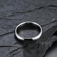 Engravable Simple Promise Rings For Couples In Tungsten - CoupleSets