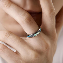 Engravable Unique Shell Rings For Couples In Tungsten - CoupleSets