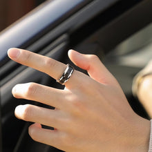 Engravable Unique Carbon Fiber Rings For Couples In Tungsten - CoupleSets