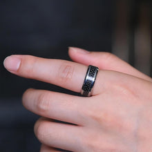 Engravable Unique Carbon Fiber Rings For Couples In Tungsten - CoupleSets