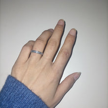 Engravable Unique Frosted Promise Rings For Couples In Tungsten - CoupleSets