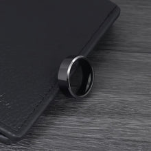 Engravable Simple Black Rings For Couples In Tungsten - CoupleSets