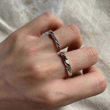 Engravable Unique Promise Rings For Couples In Sterling Silver - CoupleSets