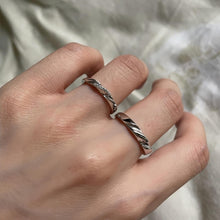 Engravable Unique Promise Rings For Couples In Sterling Silver - CoupleSets