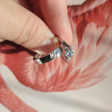 Engravable Solitaire Promise Ring For Couples In Sterling Silver - CoupleSets