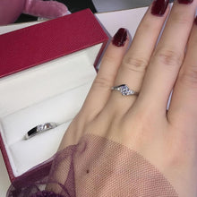 Engravable Solitaire Promise Ring For Couples In Sterling Silver - CoupleSets