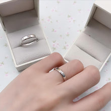Engravable Simple Couples Rings In 925 Sterling Silver - CoupleSets