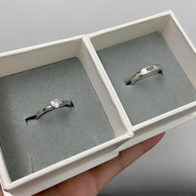Unique Endless Love Matching Heart Promise Rings Set In Sterling Silver - CoupleSets