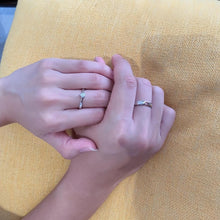 Unique Endless Love Matching Heart Promise Rings Set In Sterling Silver - CoupleSets