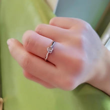 Unique Endless Love Matching Heart Promise Rings Set In Sterling Silver - CoupleSets