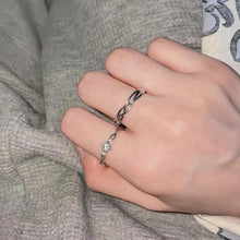 Unique Adjustable Infinity Knot Promise Ring For Couples In Sterling Silver - CoupleSets